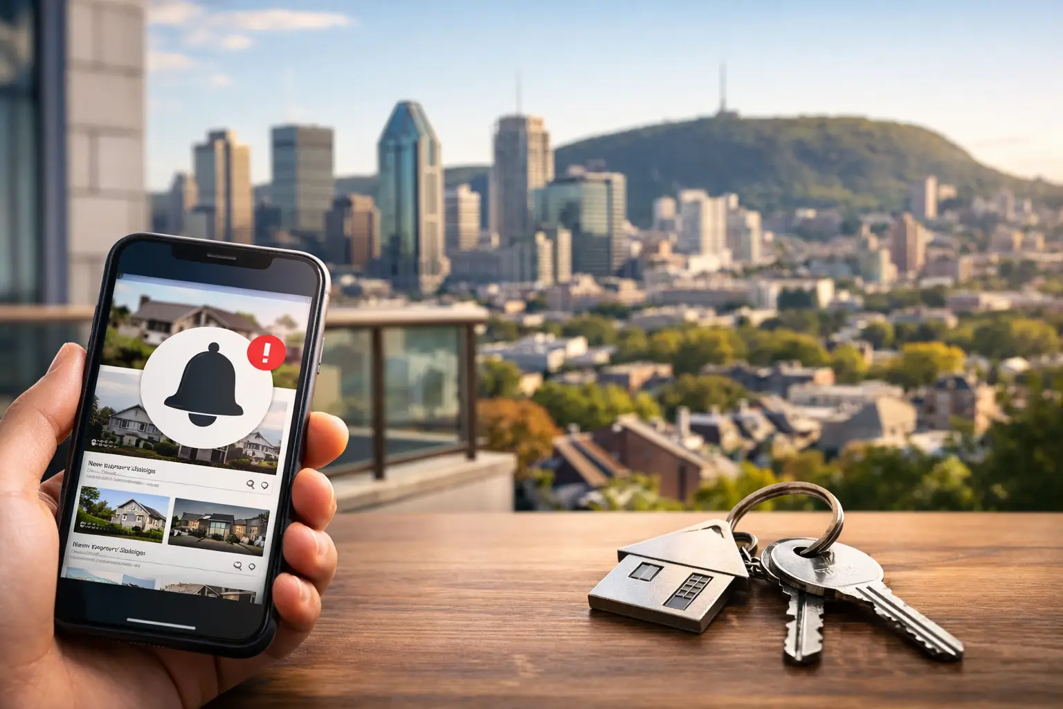 Alerte immobilière personnalisée à Montréal